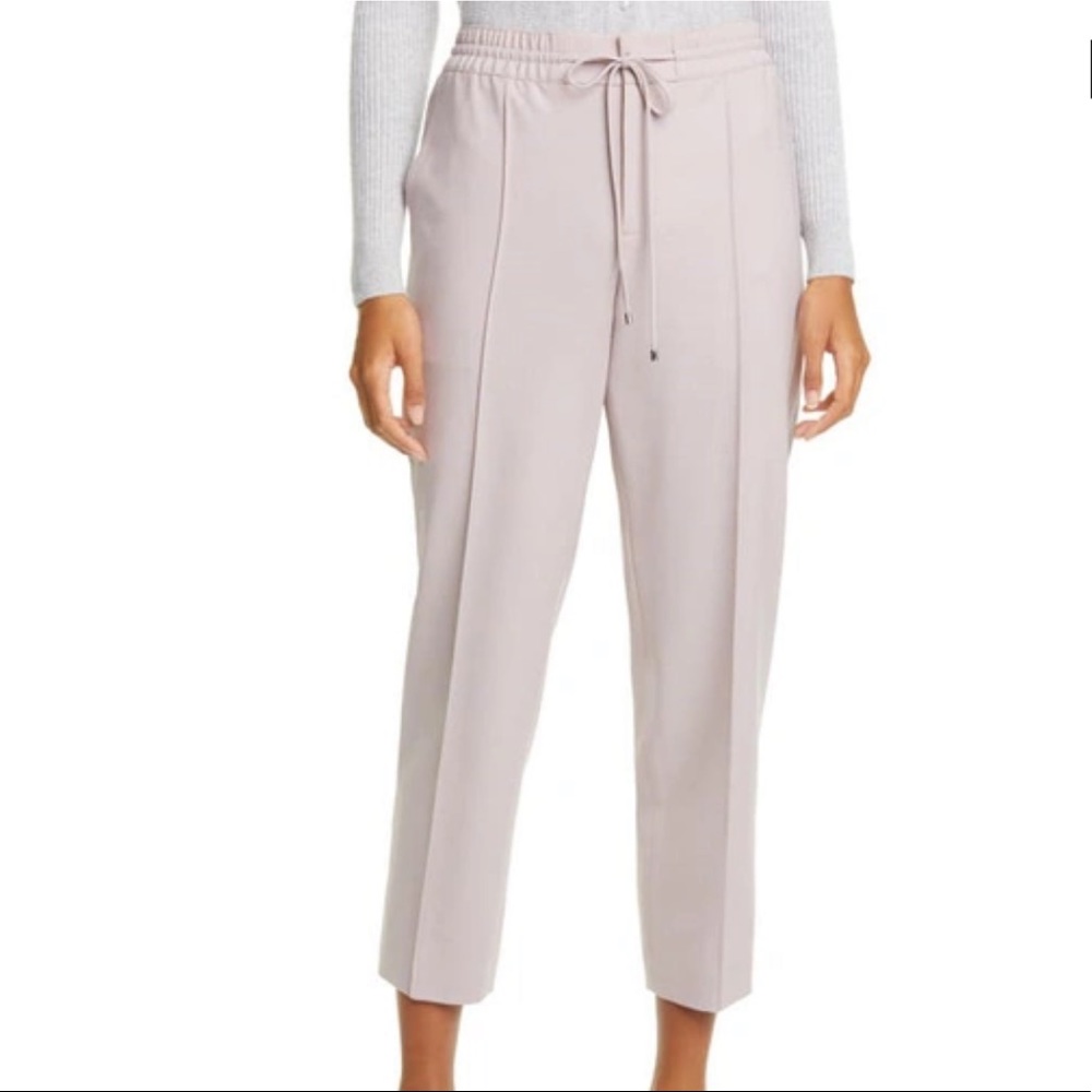 Club Monaco Tie-Waist Pants Plaid